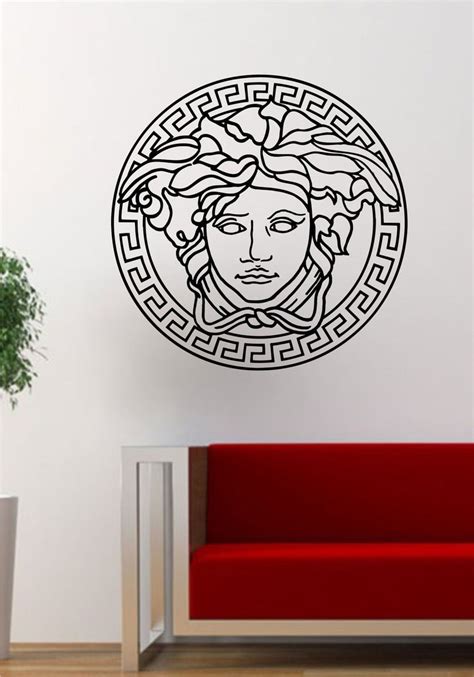 versace medusa wall sticker|Versace logo medusa meaning.